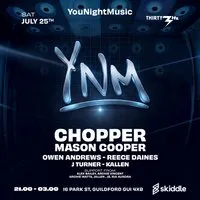 YouNightMusic Presents Chopper & Mason Cooper at Thirty3Hz