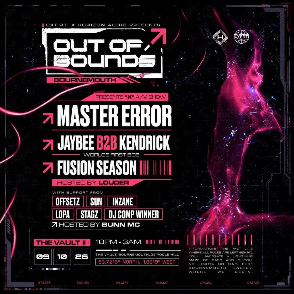 Horizon Audio x Exert Records: Out of Bounds at The Vault Bournemouth