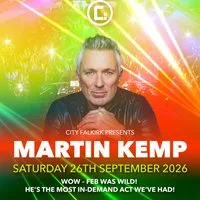 Martin Kemp: Back to City for the ultimate 80's DJ set at City Falkirk