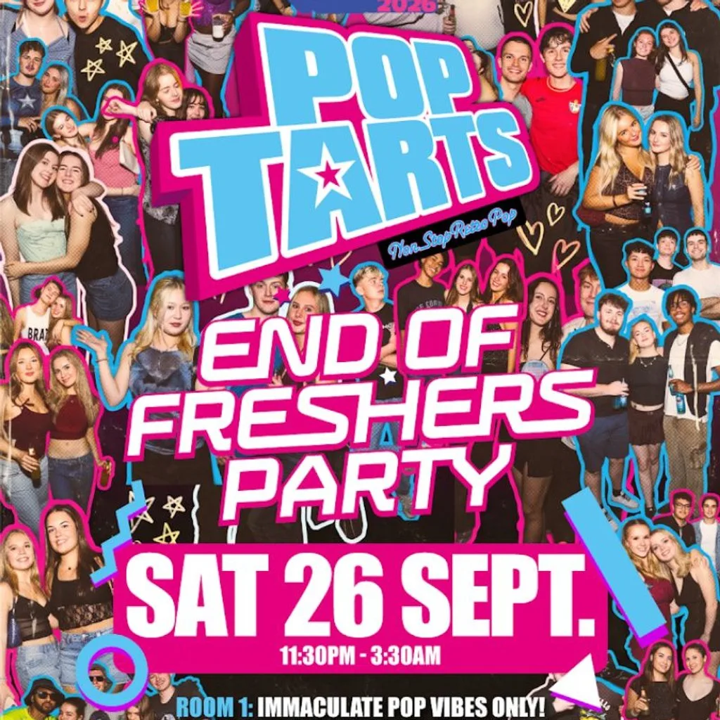Pop Tarts: End of Freshers Party at Sheffield Student Union
