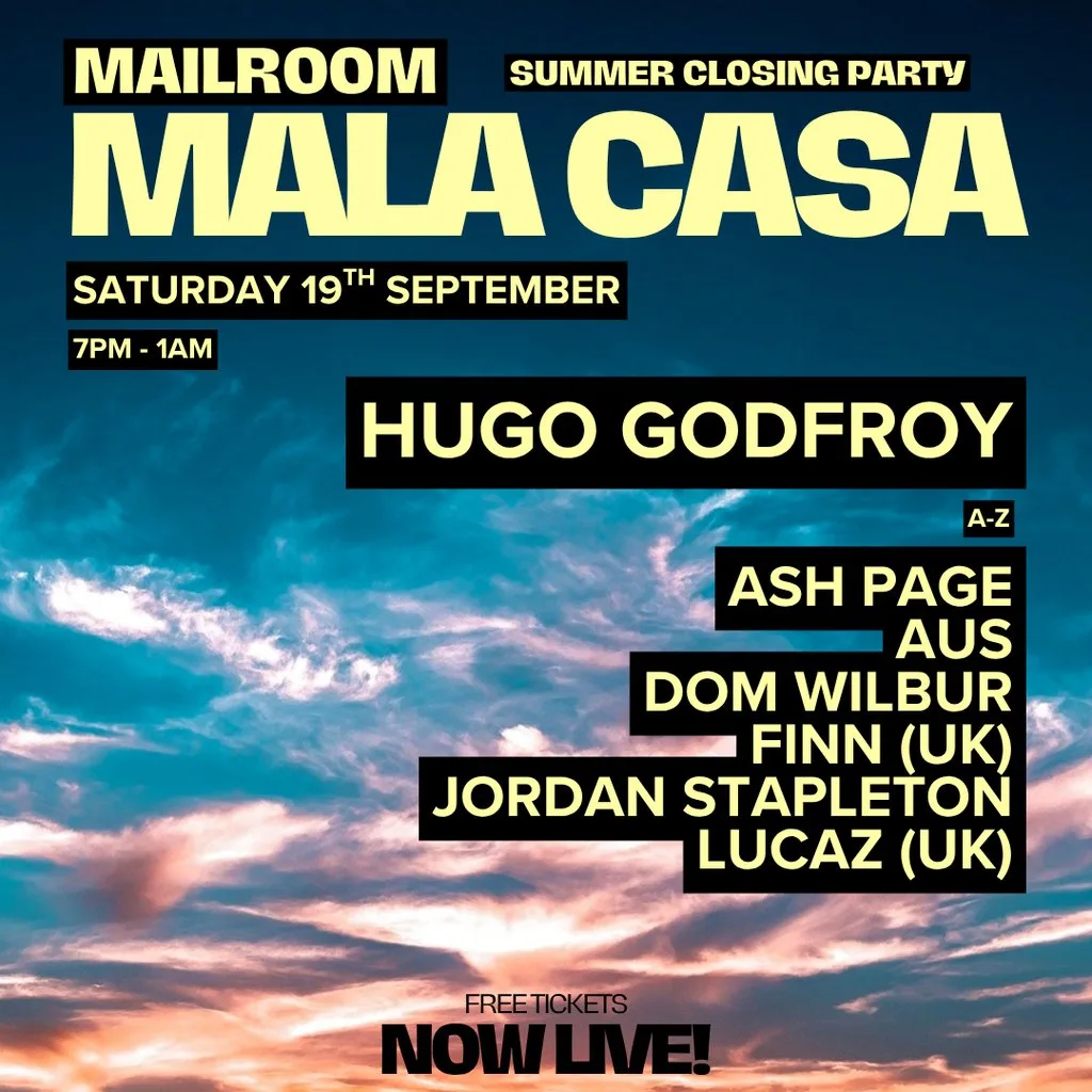 Mala Casa - Mailroom Summer Closing
