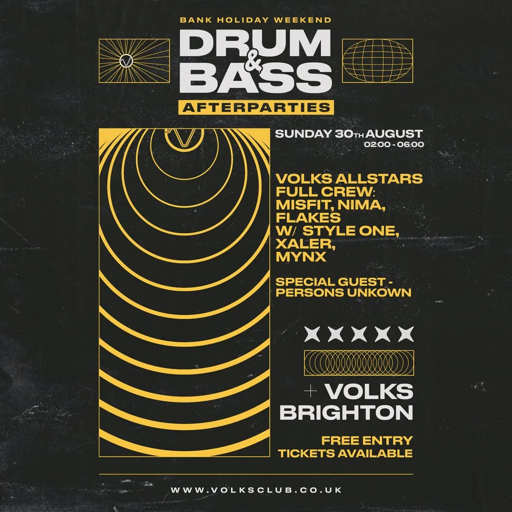 Sunday Night free Entry* Dnb after party w/ Volks all stars at The Volks Nightclub