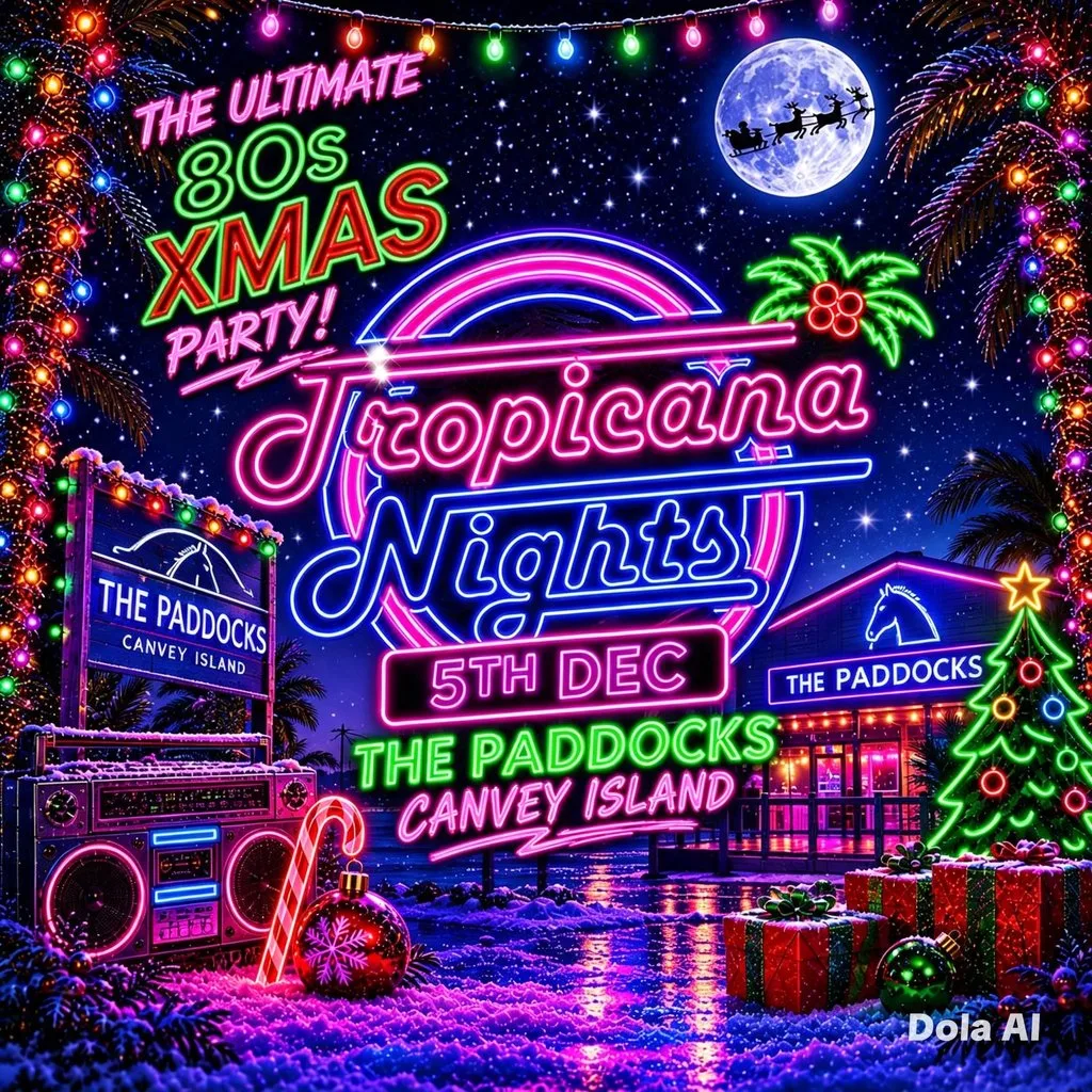 The Ultimate 80's Xmas Party Night - CANVEY ISLAND, ESSEX! at The Paddocks