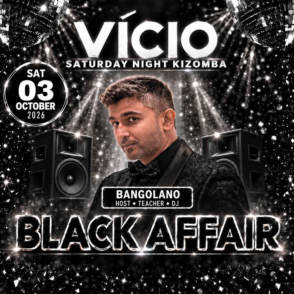 VÍCIO: Black Affair — Kizomba Classes & Party in London Until 5AM | at Casa Ritmo
