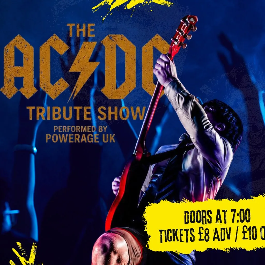 AC/DC performed by Powerage UK - Failed to ignite - Harry Holmes at The Arena Crewe