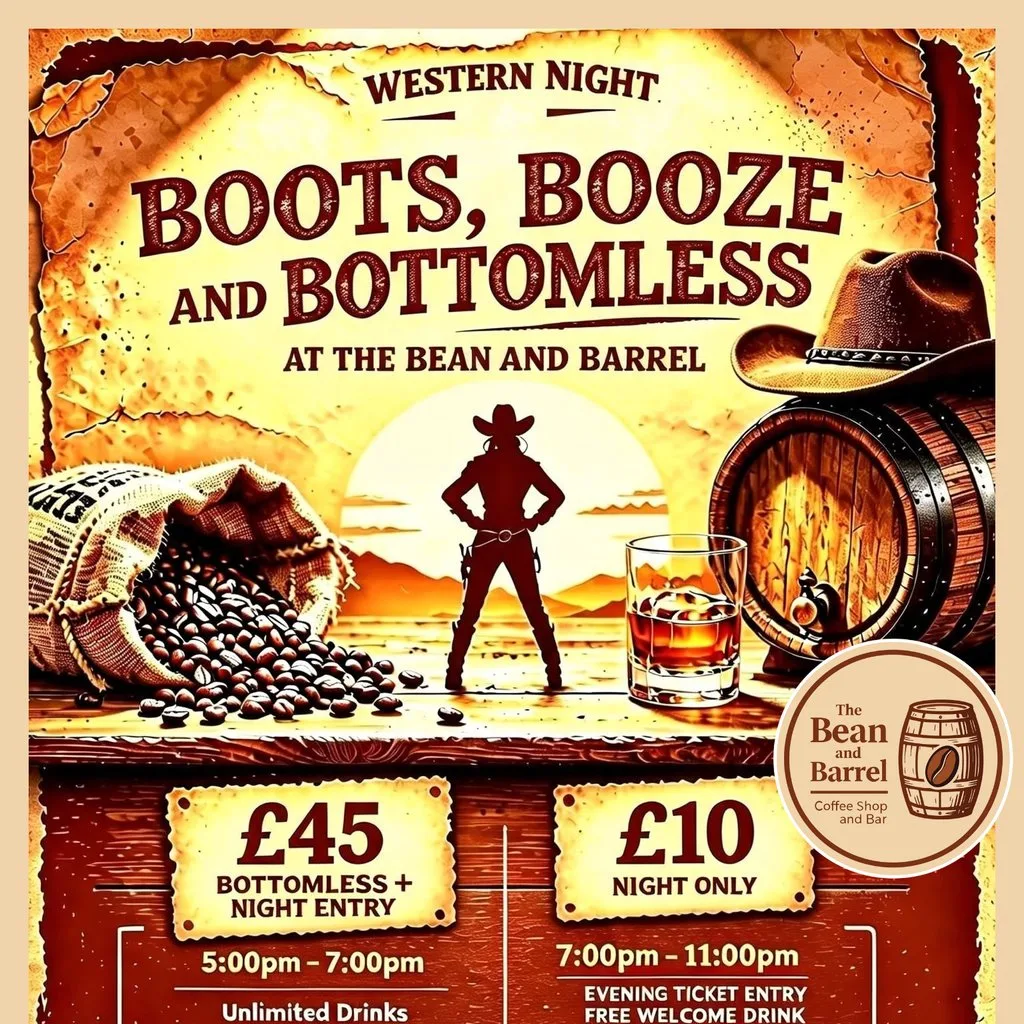 Western Night - Boots Booze and Bottomless at The Bean And Barrel