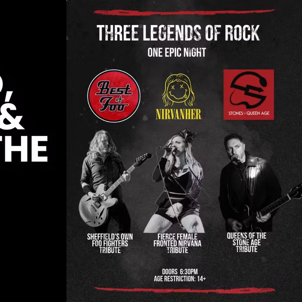 An Alternative Rock Tribute Night: Foo Fighters + QOTS + Nirvana at Corporation Sheffield