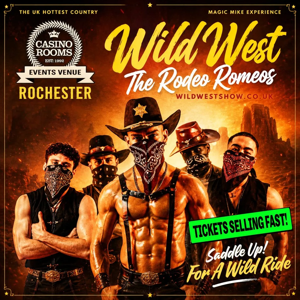 The Rodeo Romeos - Saturday 24th April 2027 - Evening Show at Casino Rooms