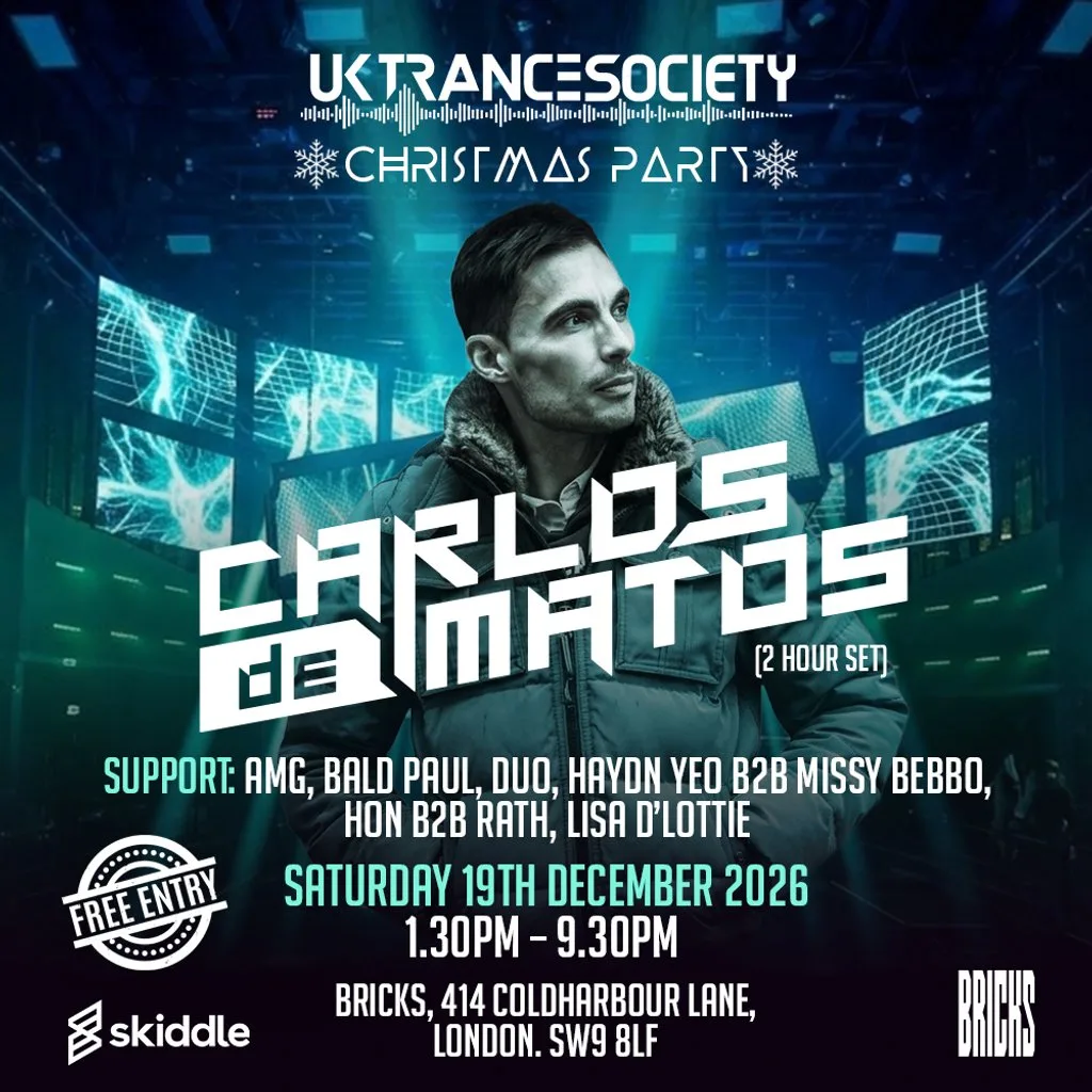 UK Trance Society Christmas Party 2026 at Bricks