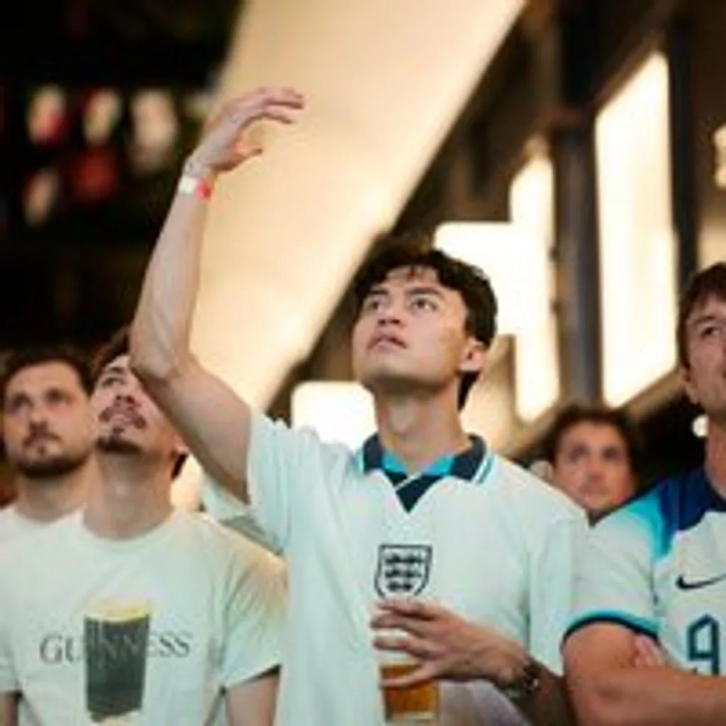 England v Czech Republic at Boxpark Liverpool