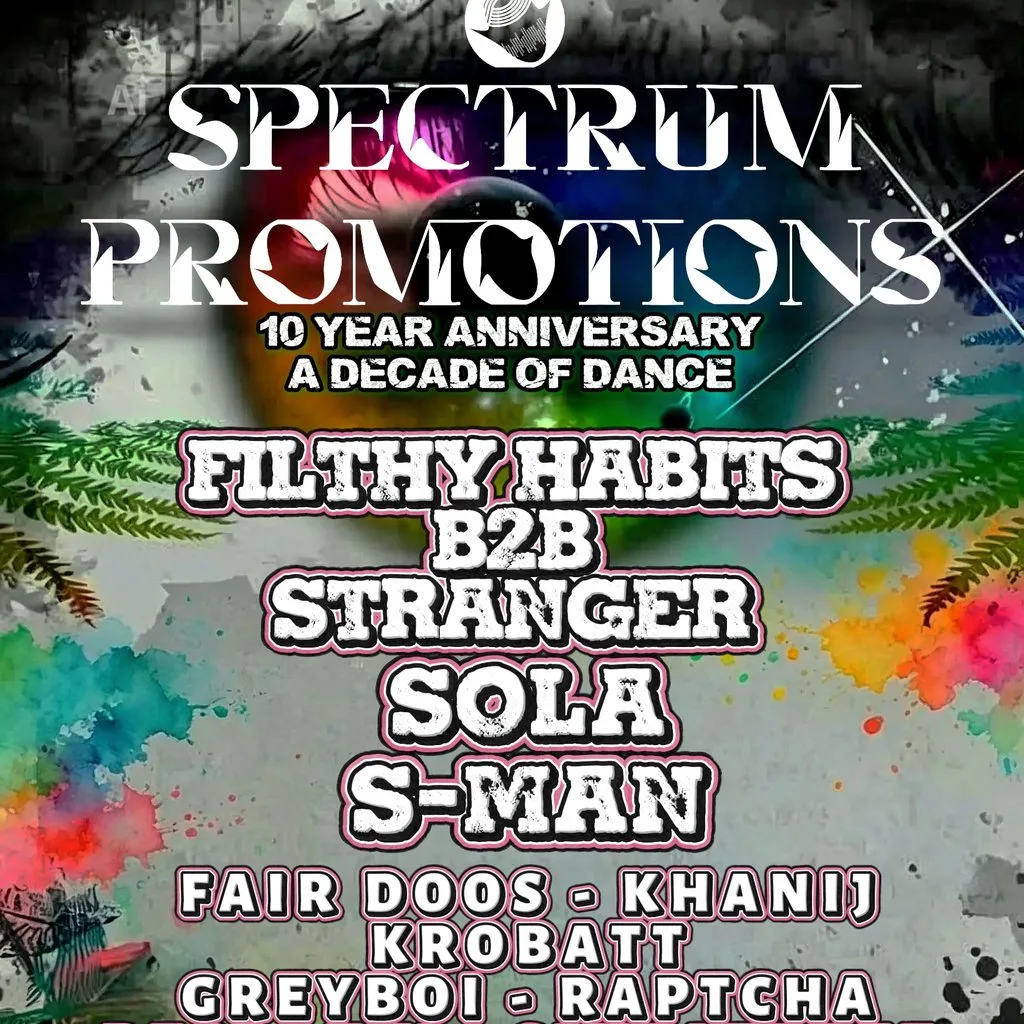 A Decade of Dance ft Filthy Habits × Stranger, Sola, S-Man at Underground Farnworth Bolton Market Street 105