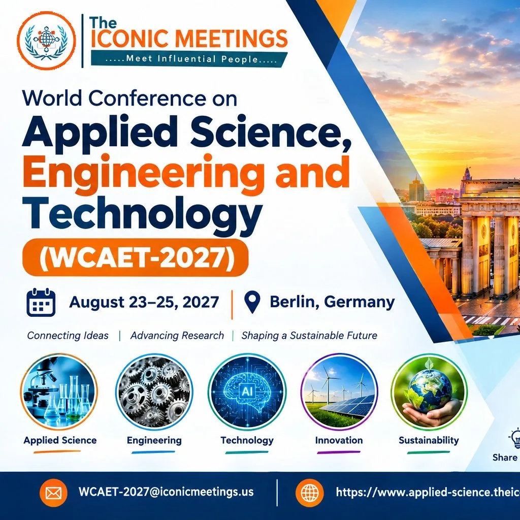 World conference on Applied Science, Engineering and Technology at Novotel Berlin Mitte, Germany