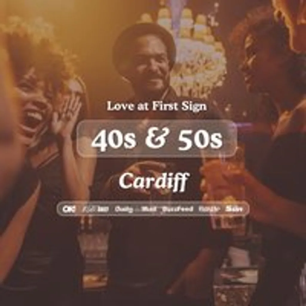 50+ Singles Night at S&L Cardiff|Love at First Sign at Slug And Lettuce Cardiff Central