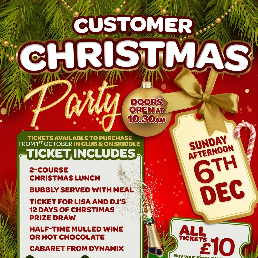Customer Christmas Party 6th December at Carlton Bingo Inverness