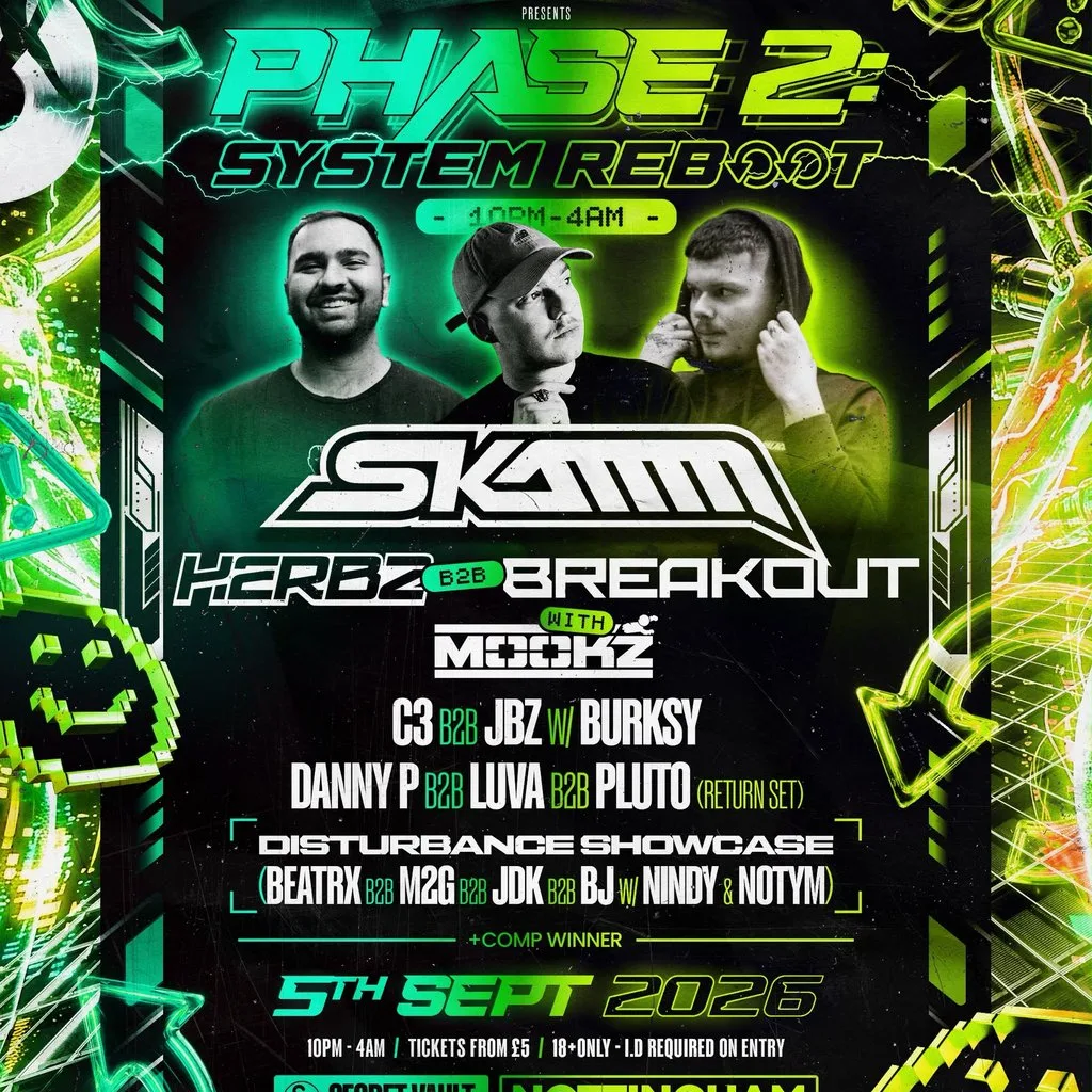 Disturbance record Phase 2 at Secret Vault
