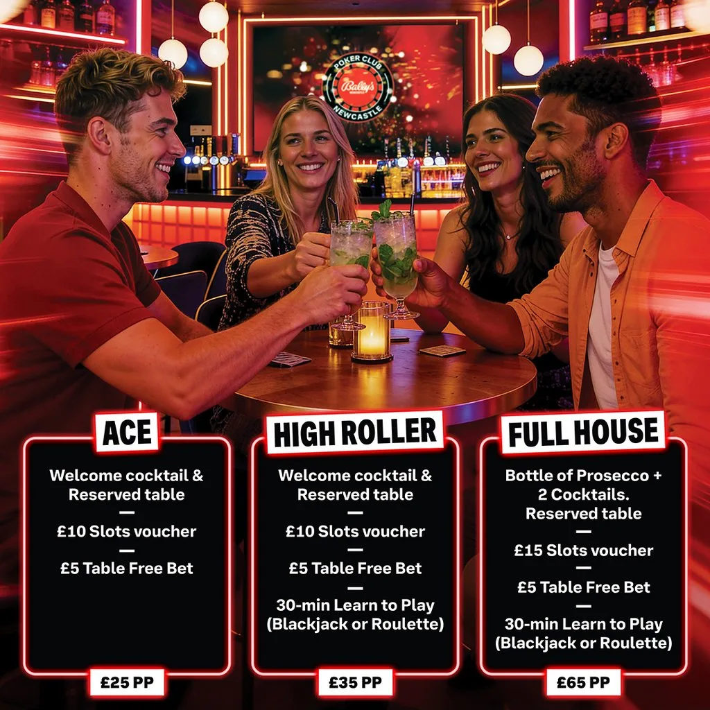 Party Packages at Bally's Casino Newcastle
