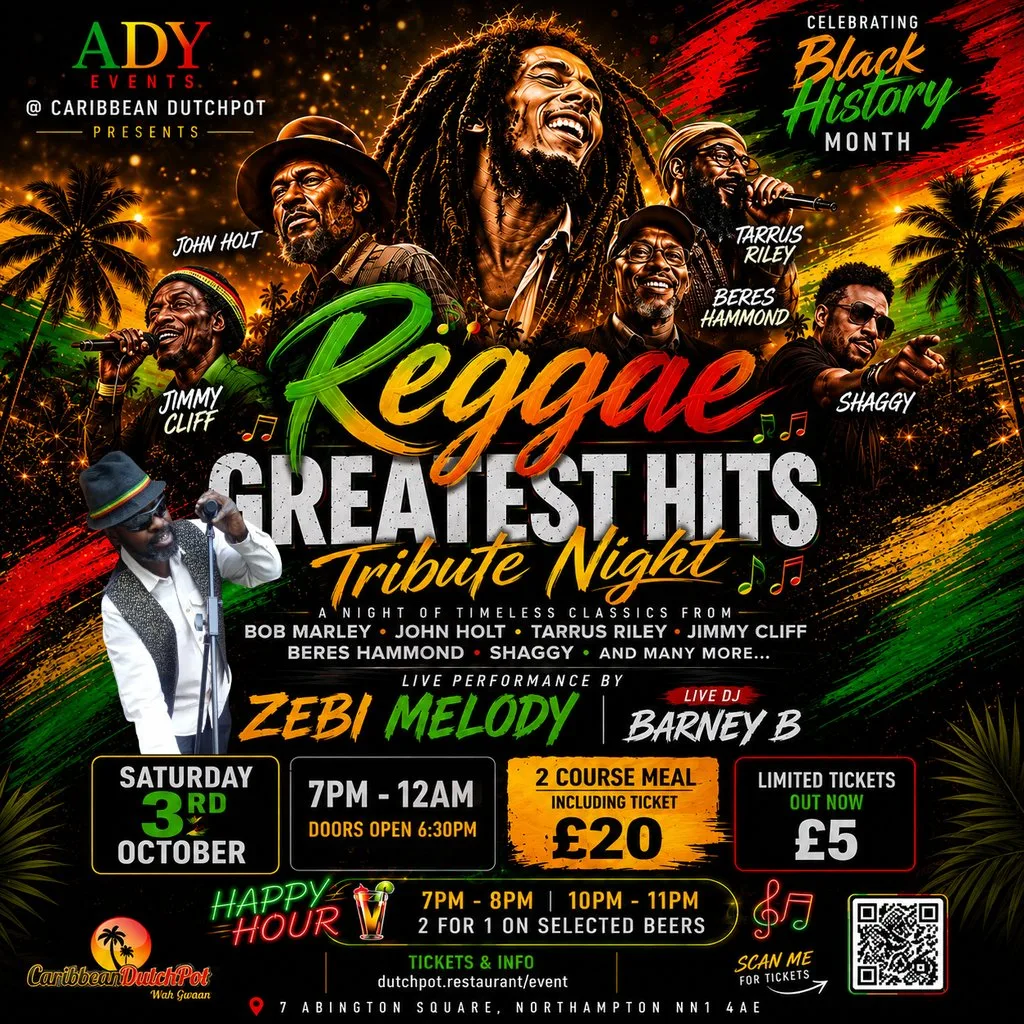 Reggae Tribute Night - Greatest Hits at Caribbean Dutchpot