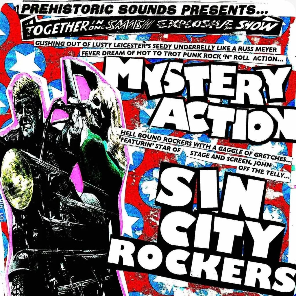 Prehistoric Sounds: Mystery Action + Sin City Rockers at Billy Bootleggers
