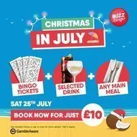 Xmas In July Night Out 25/07 - Buzz Bingo Castleford Town at Buzz Bingo Castleford
