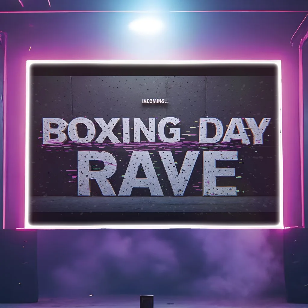 Boxing Day Rave 2026 at The Tunnels Frome