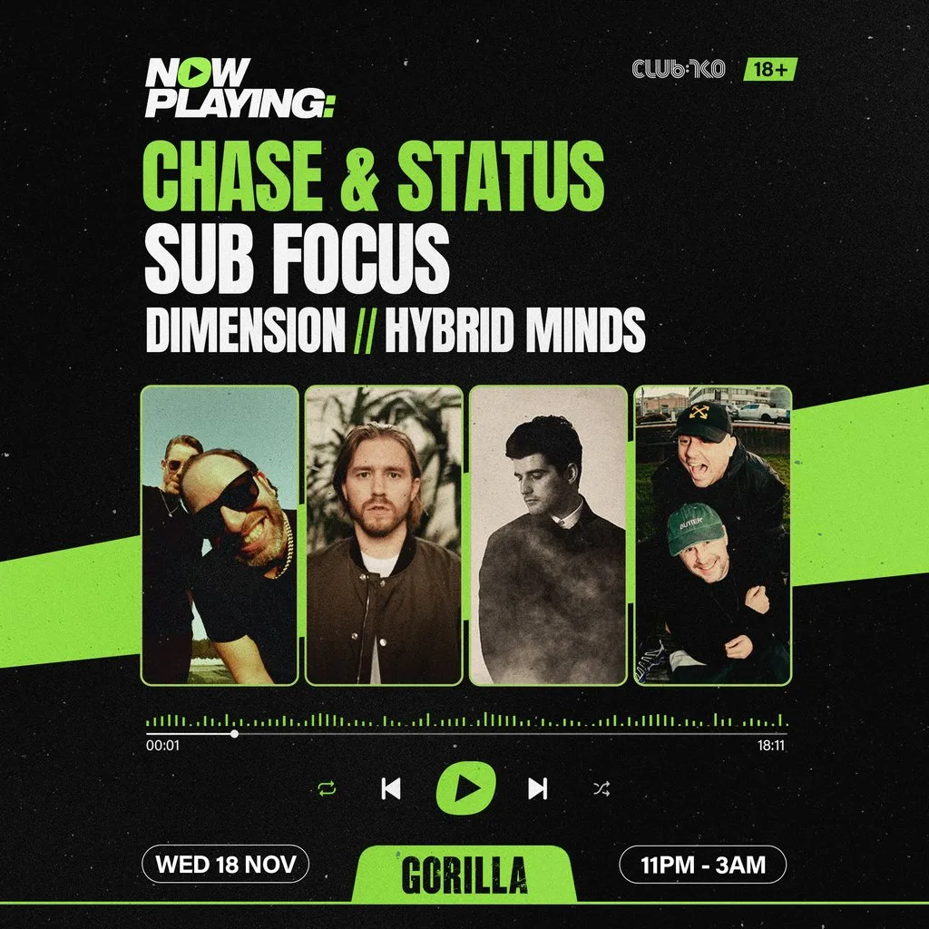 NOW PLAYING: Chase & Status, Sub Focus, Dimension & Hybrid Minds
