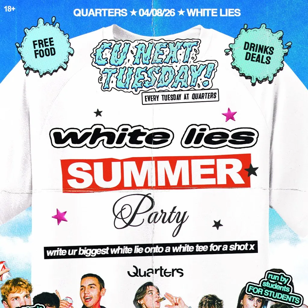 CU Next Tuesday | White Lies | 03/08/2026 at Quarters Brighton
