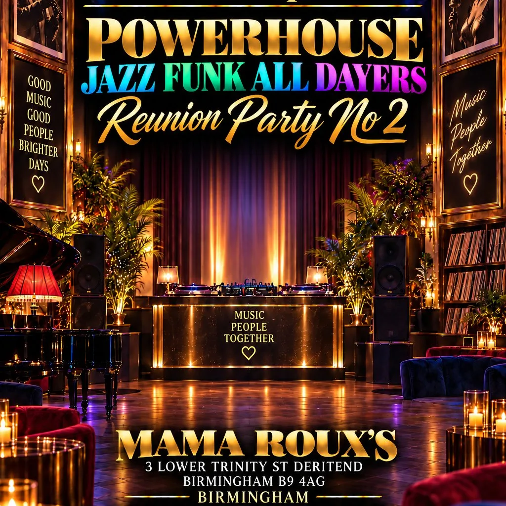 Powerhouse Jazz Funk All Dayers Reunion Party No 2