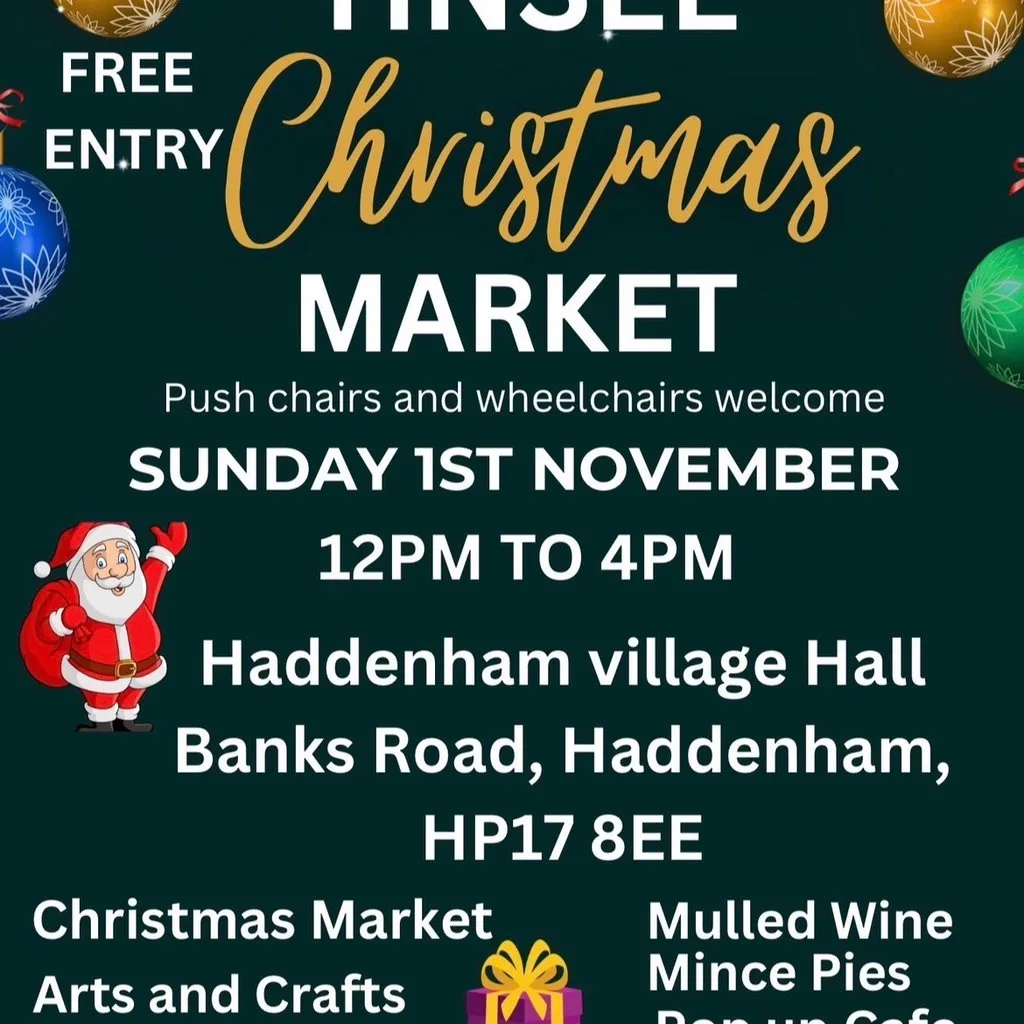 Tinsel Christmas Market in Haddenham Aylesbury at Haddenham Village Hall