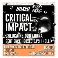 Boxed x Attic Bar at The Full Moon And Attic Bar