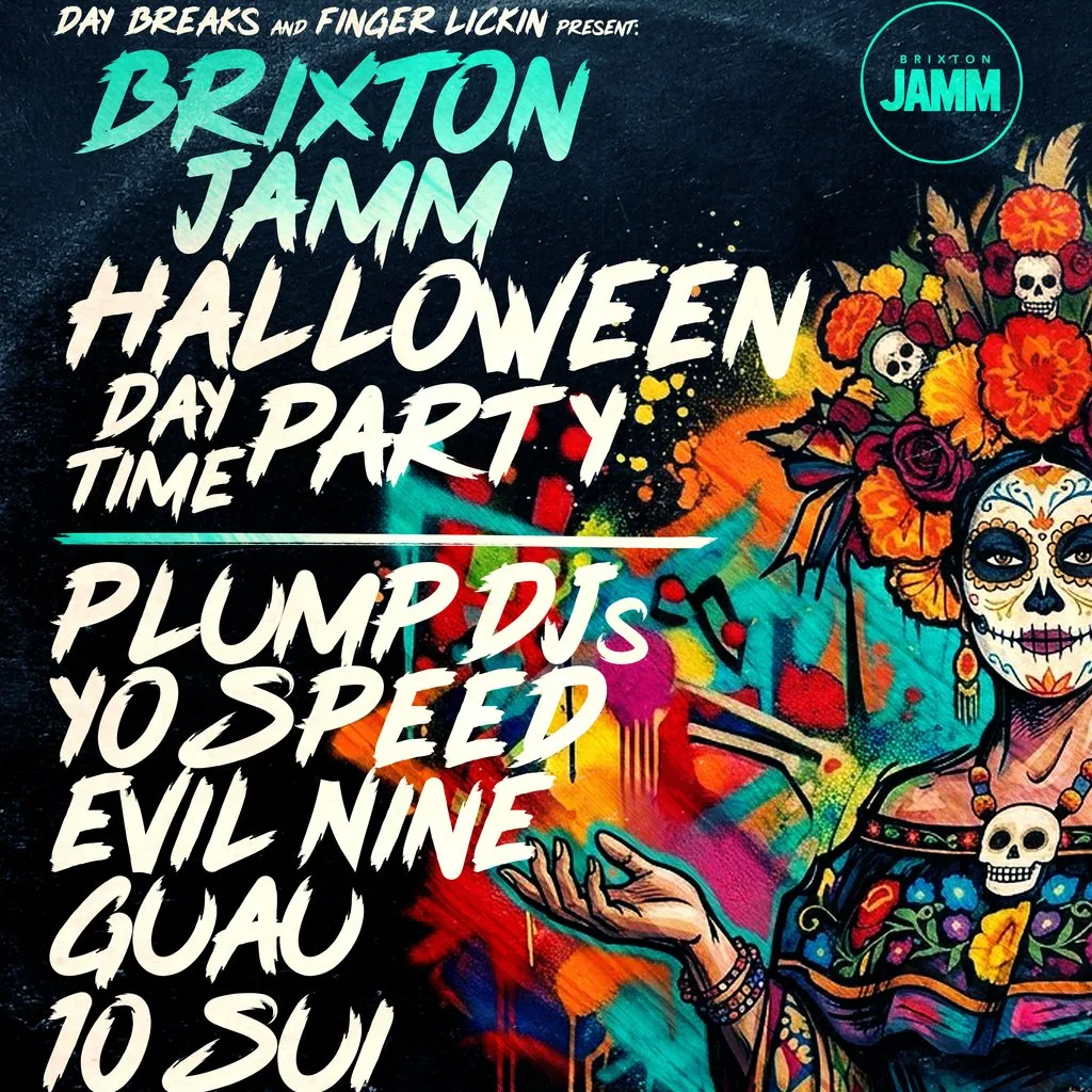 Day Breaks Halloween Special Day Time Party at Brixton Jamm