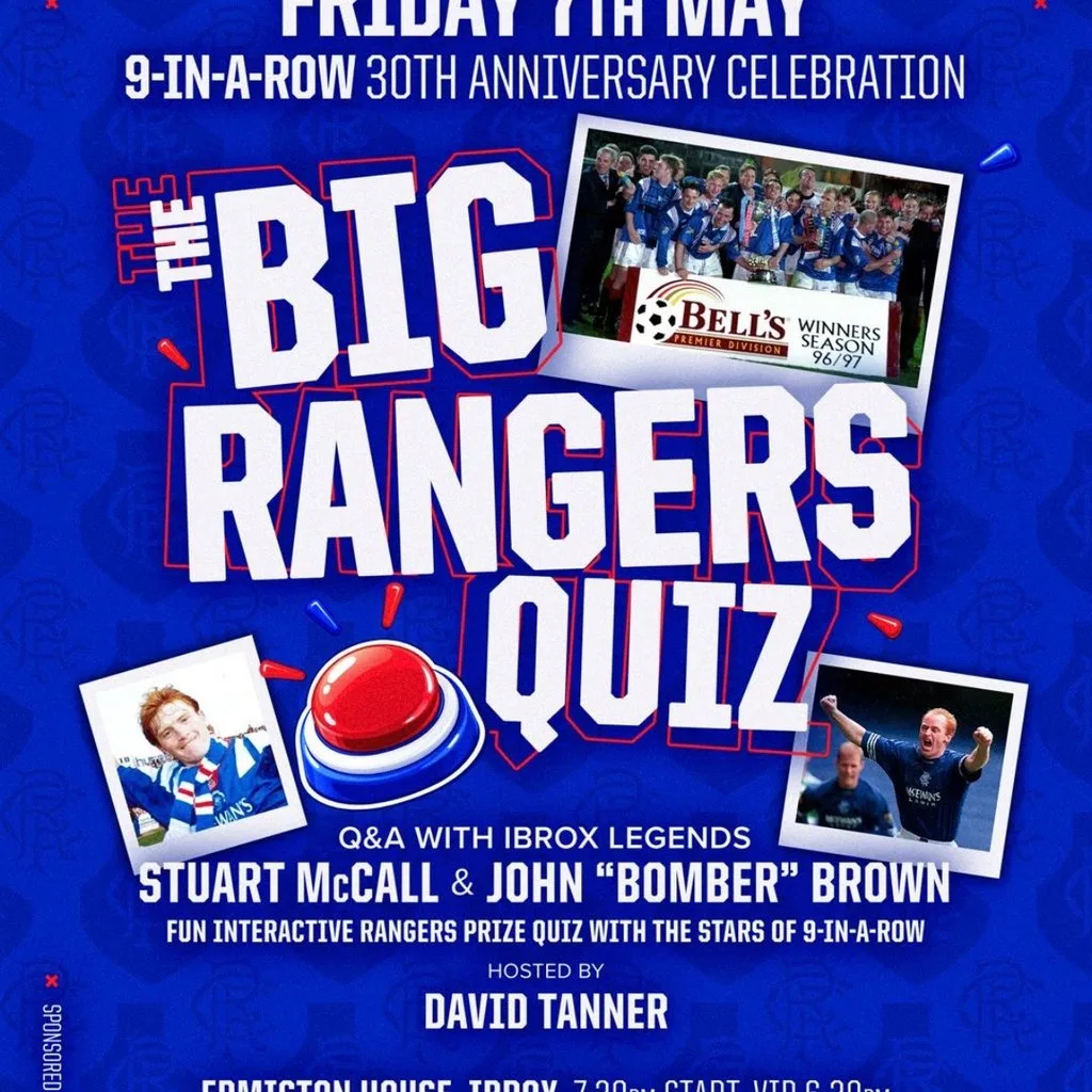 The Big Rangers Quiz at Edmiston House