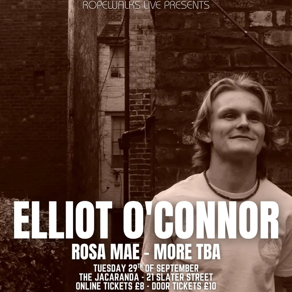 Elliot O'Connor With Special Guests at The Jacaranda Club