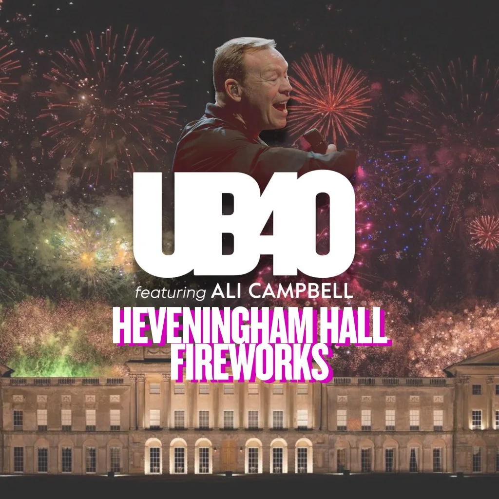 UB40 Featuring Ali Campbell @ Heveningham Hall Fireworks at Heveningham Hall