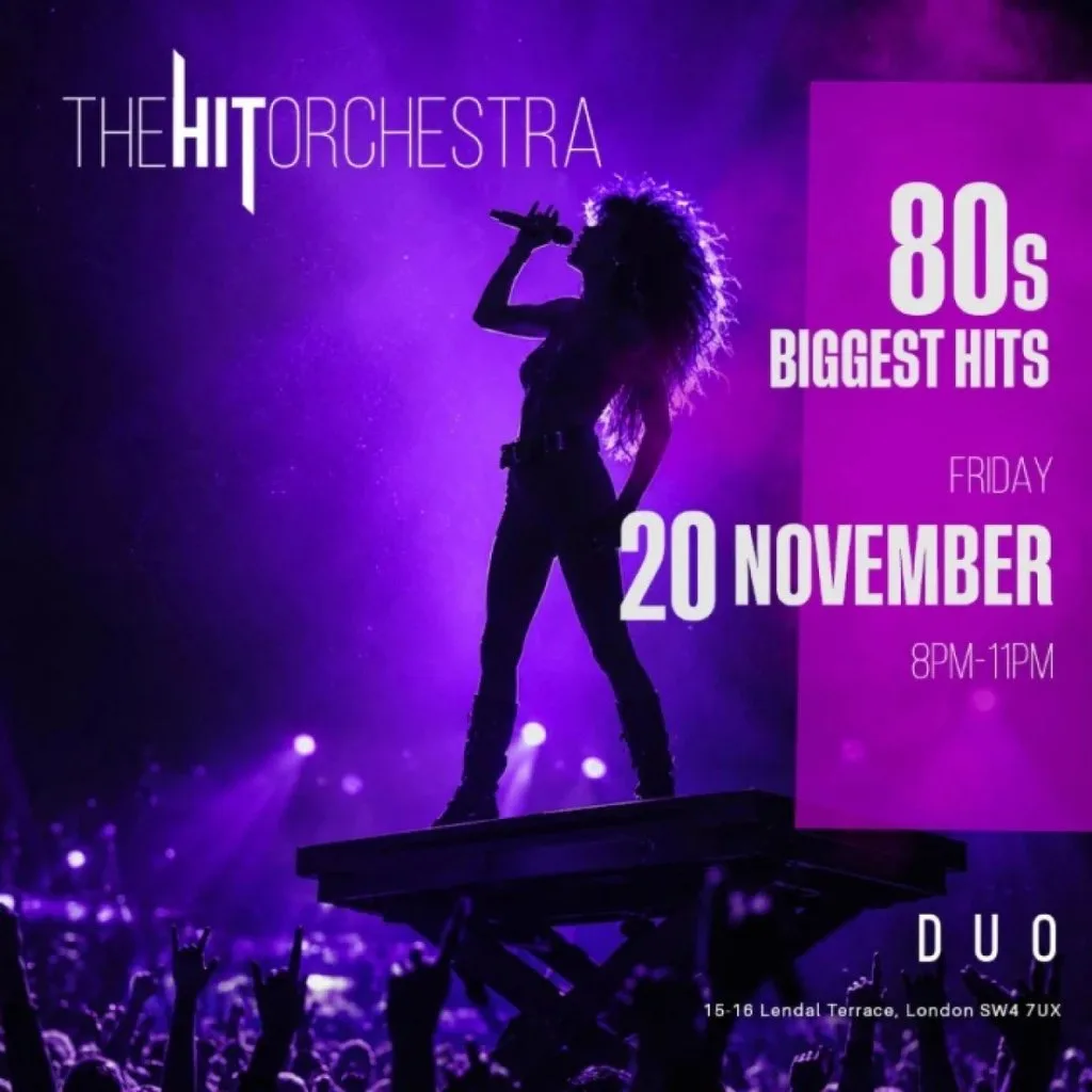 The Hit Orchestra 80s at Duo Clapham