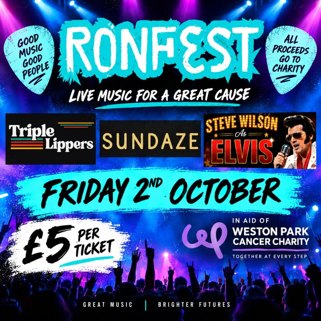 RONFEST - Triple Lippers, Sundaze and Elvis at The Cutlers Arms