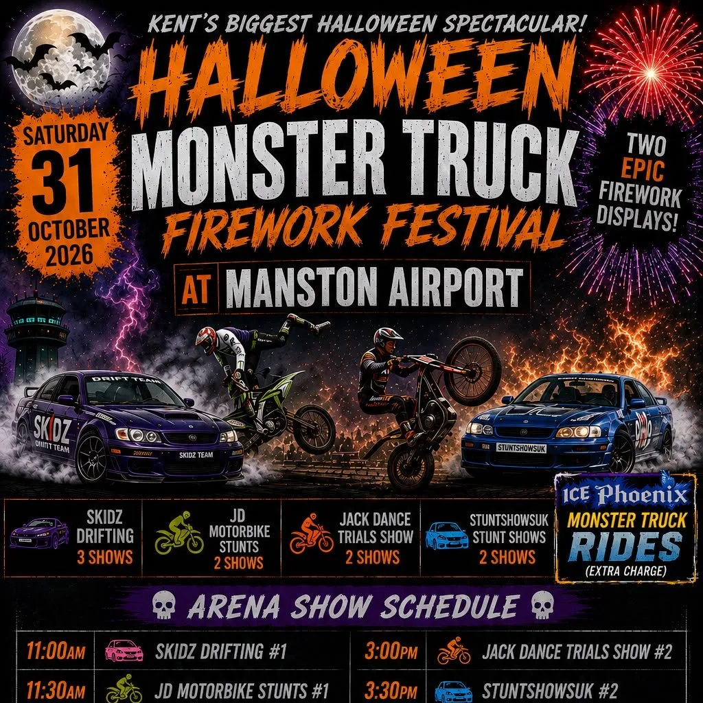 Halloween Monster Truck Firework Festival