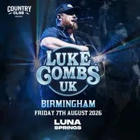 Luke Combs UK - With Full Band Live - Birmingham at Luna Springs Digbeth