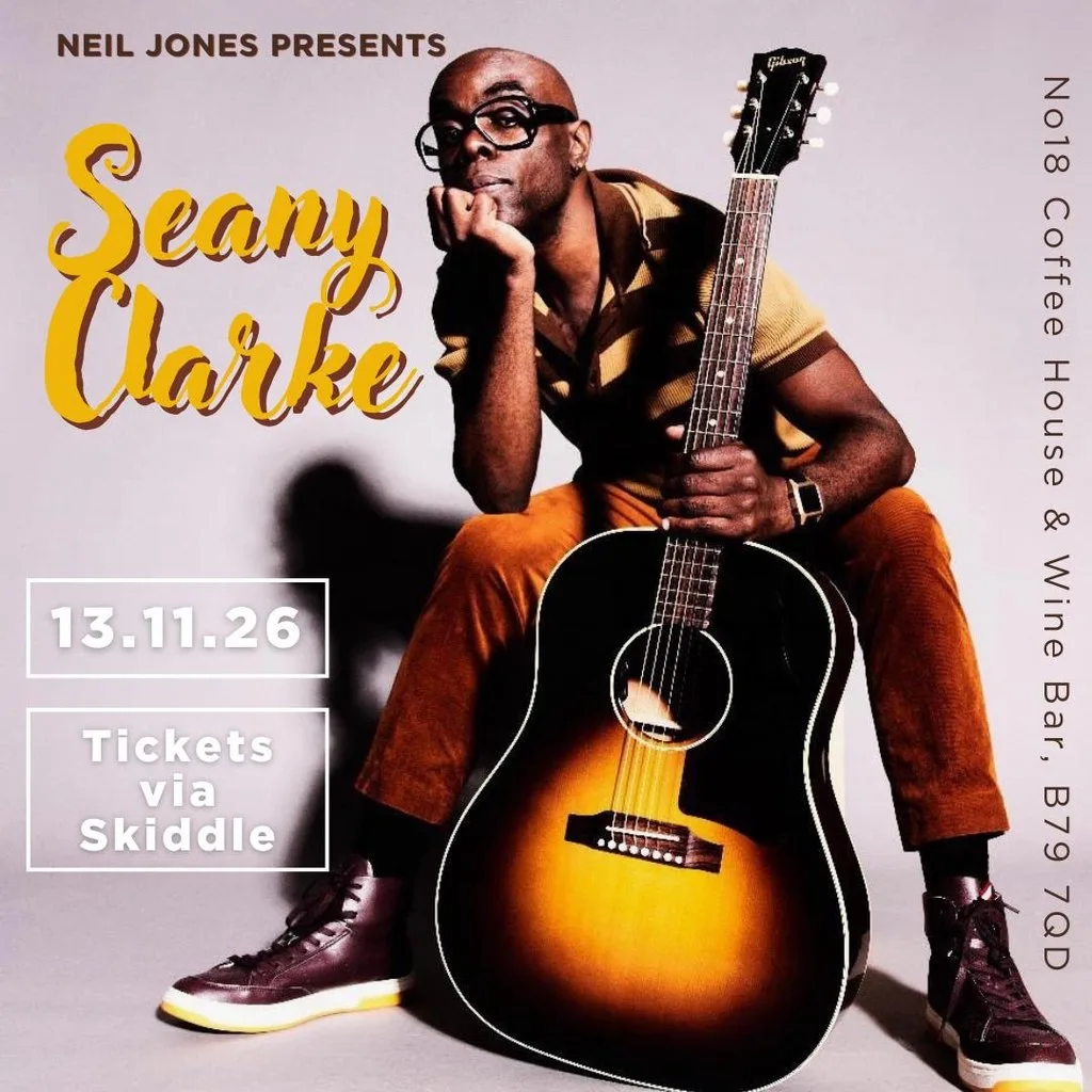 Seany Clarke at No18 Coffee House Lichfield Street Tamworth