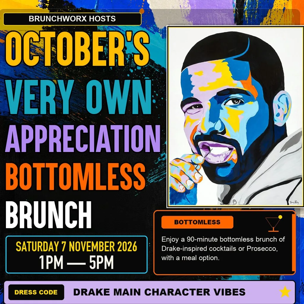 BRUNCHWORX - DRAKE Appreciation Bottomless Brunch at Enigma Stock Exchange Bar