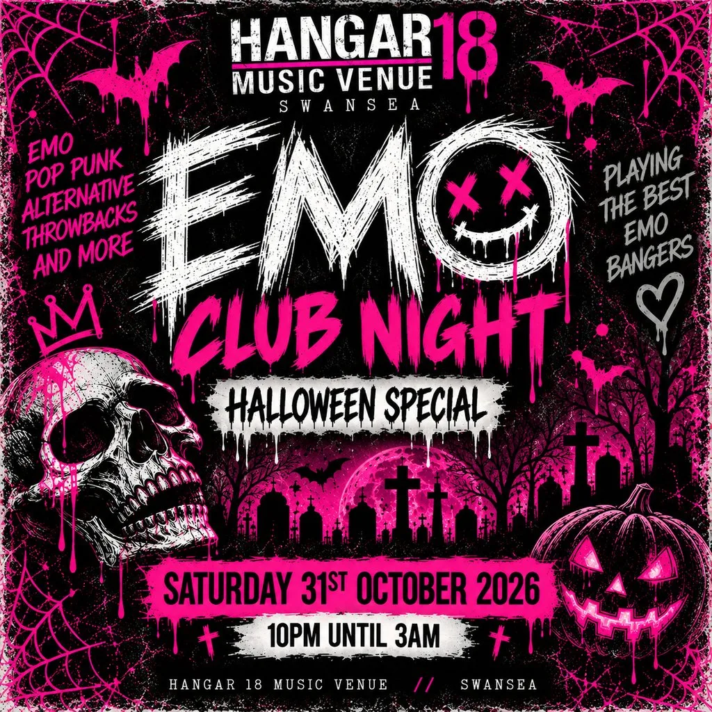 Halloween Special Emo Night at Hangar 18