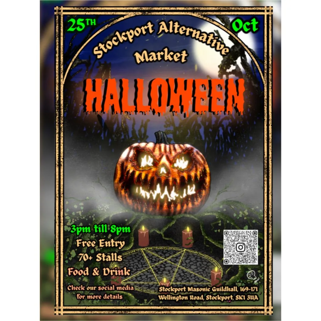Stockport Alternative Market - Halloween 2026 at Stockport Masonic Guildhall