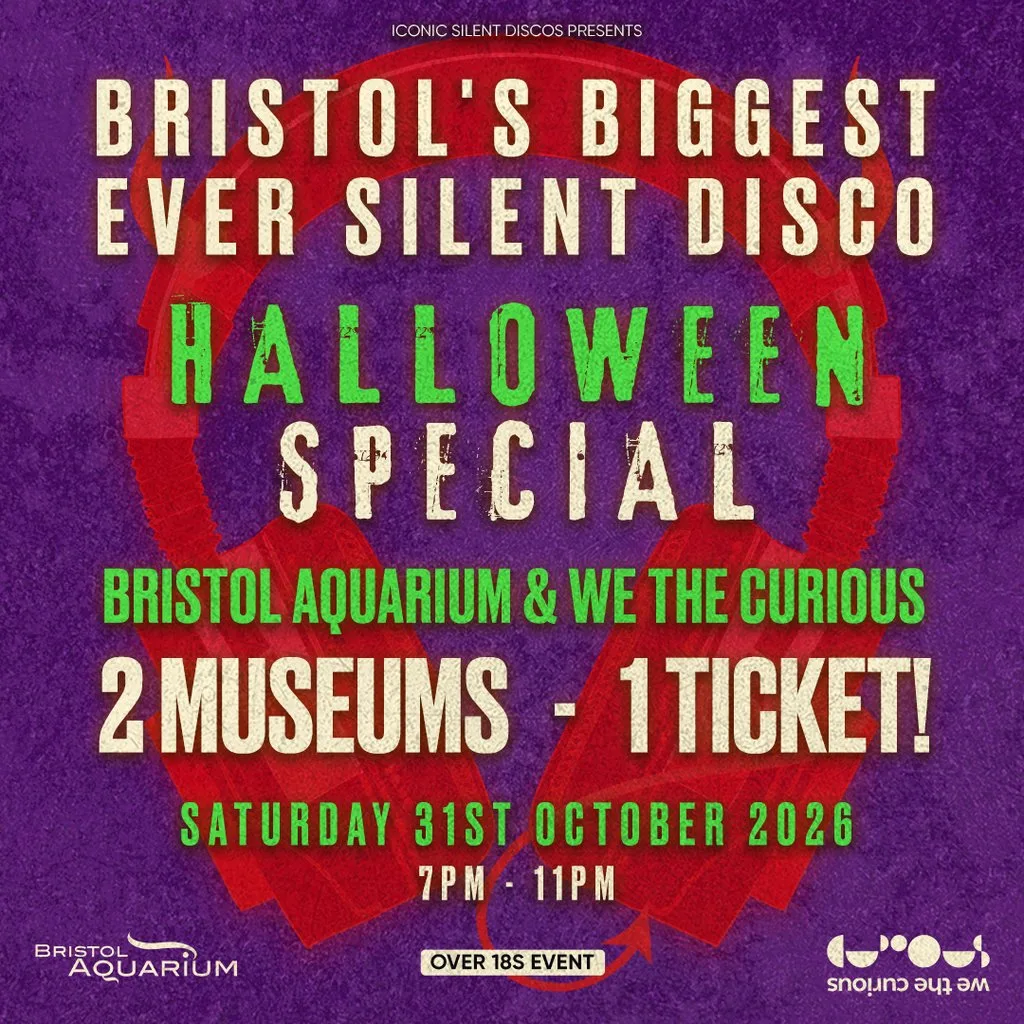 Halloween Silent Disco at Bristol Aquarium & We The Curious! at Bristol Aquarium