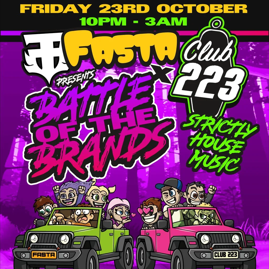 FASTA x CLUB223 - Battle Of The Brands at Nottingham Secret Garden