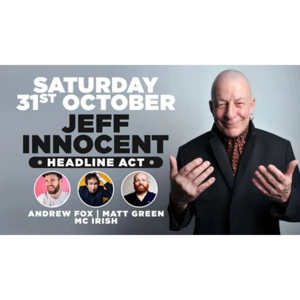 Stand up comedy in Southampton with headliner Jeff Innocent