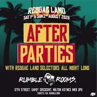 Reggae Land Official After Party at Rumble Rooms - Sunday at Rumble Rooms
