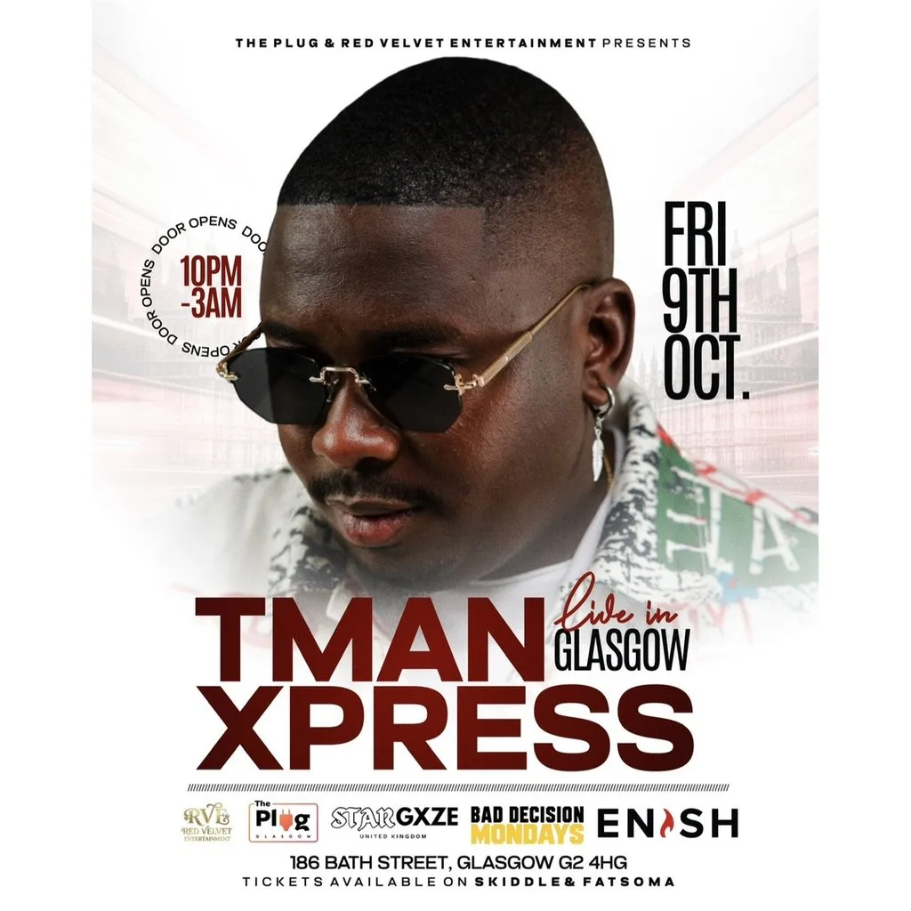 TMAN XPRESS Live In Glasgow at Enish