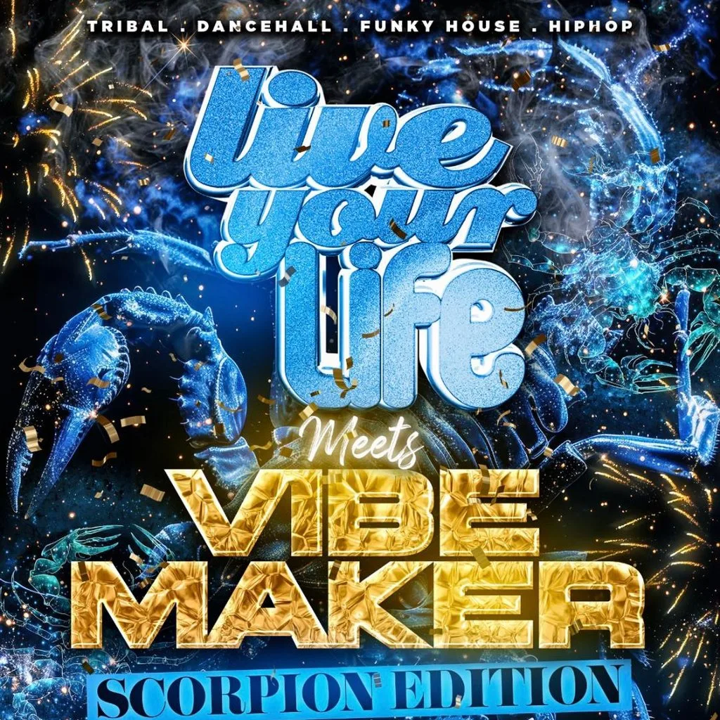 LIVE YOUR LIFE meets VIBEMAKER at Rumbles Room Top Floor