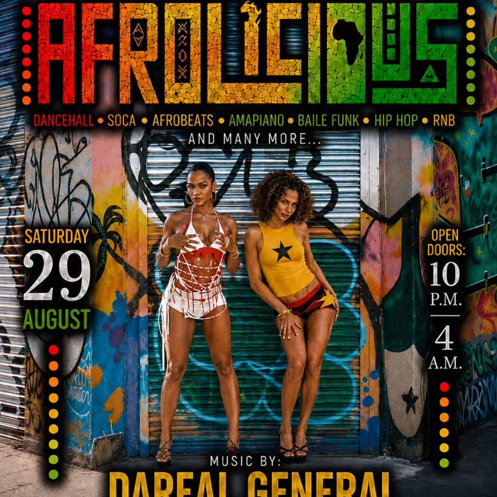 AFROLICIOUS Carnival Edition|Dancehall|Afrobeats|Soca|Hip Hop at Tropix Bar
