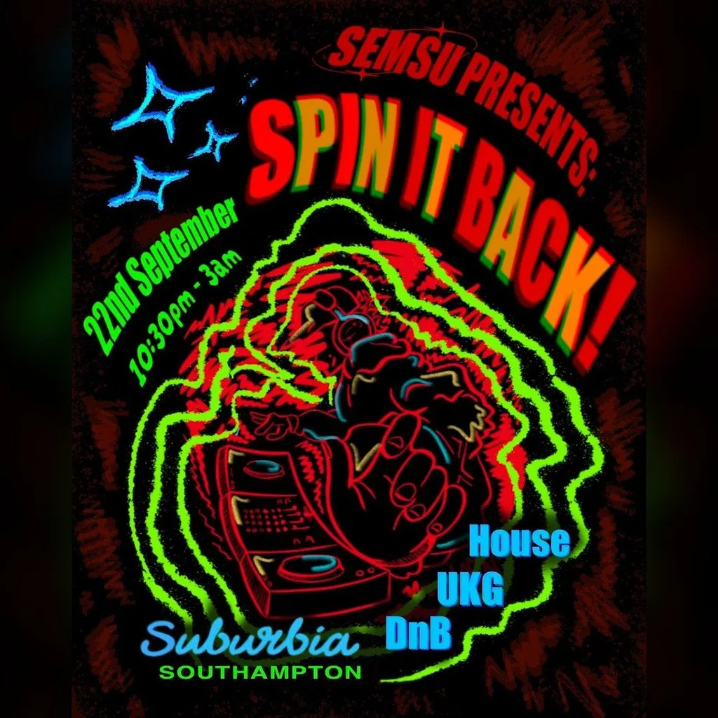SEMSU Presents: Spin It Back! at Suburbia Southampton