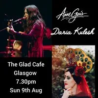 Anne Gair and Daria Kulesh at The Glad Cafe